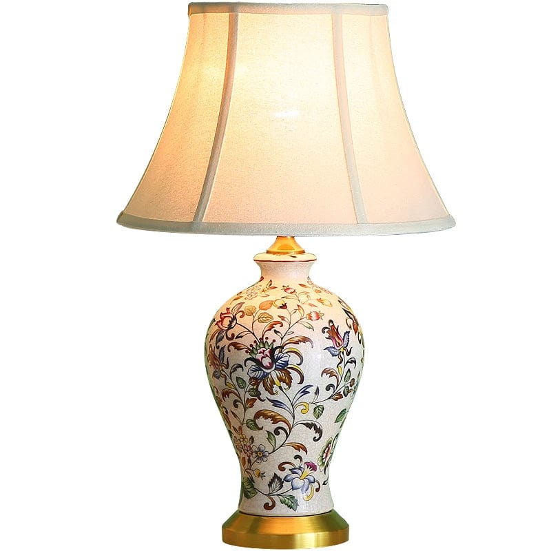 Lampe de chevet à motif de style japonais