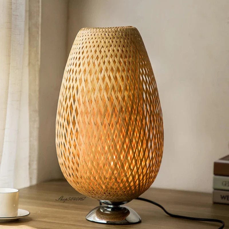 Lampe de chevet bambou