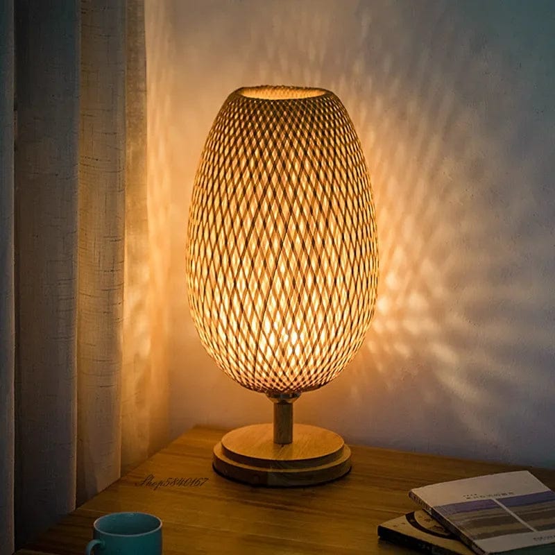 Lampe de chevet bambou