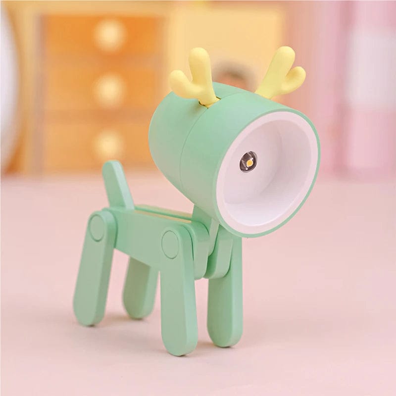 Lampe de chevet chiot Green Deer