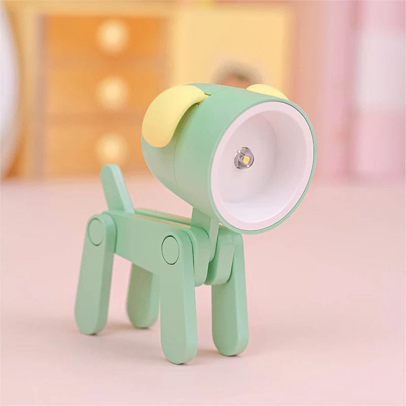 Lampe de chevet chiot Green Dog