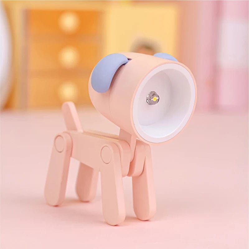 Lampe de chevet chiot Pink Dog