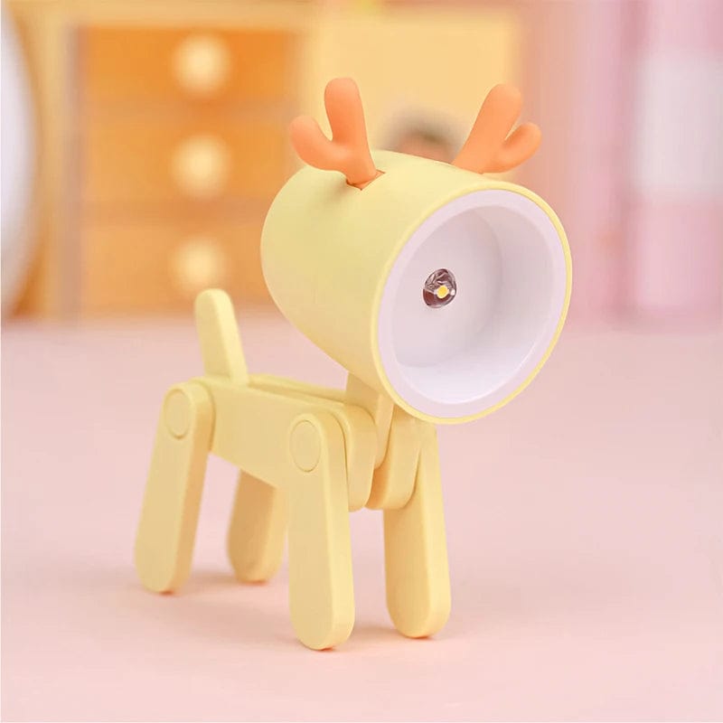 Lampe de chevet chiot Yellow Deer