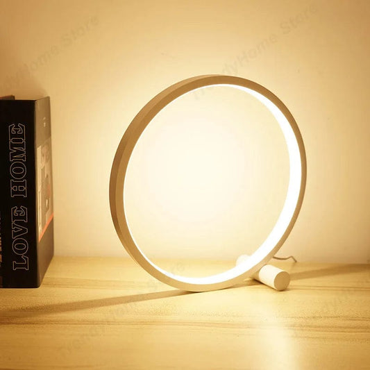 Lampe de chevet circulaire