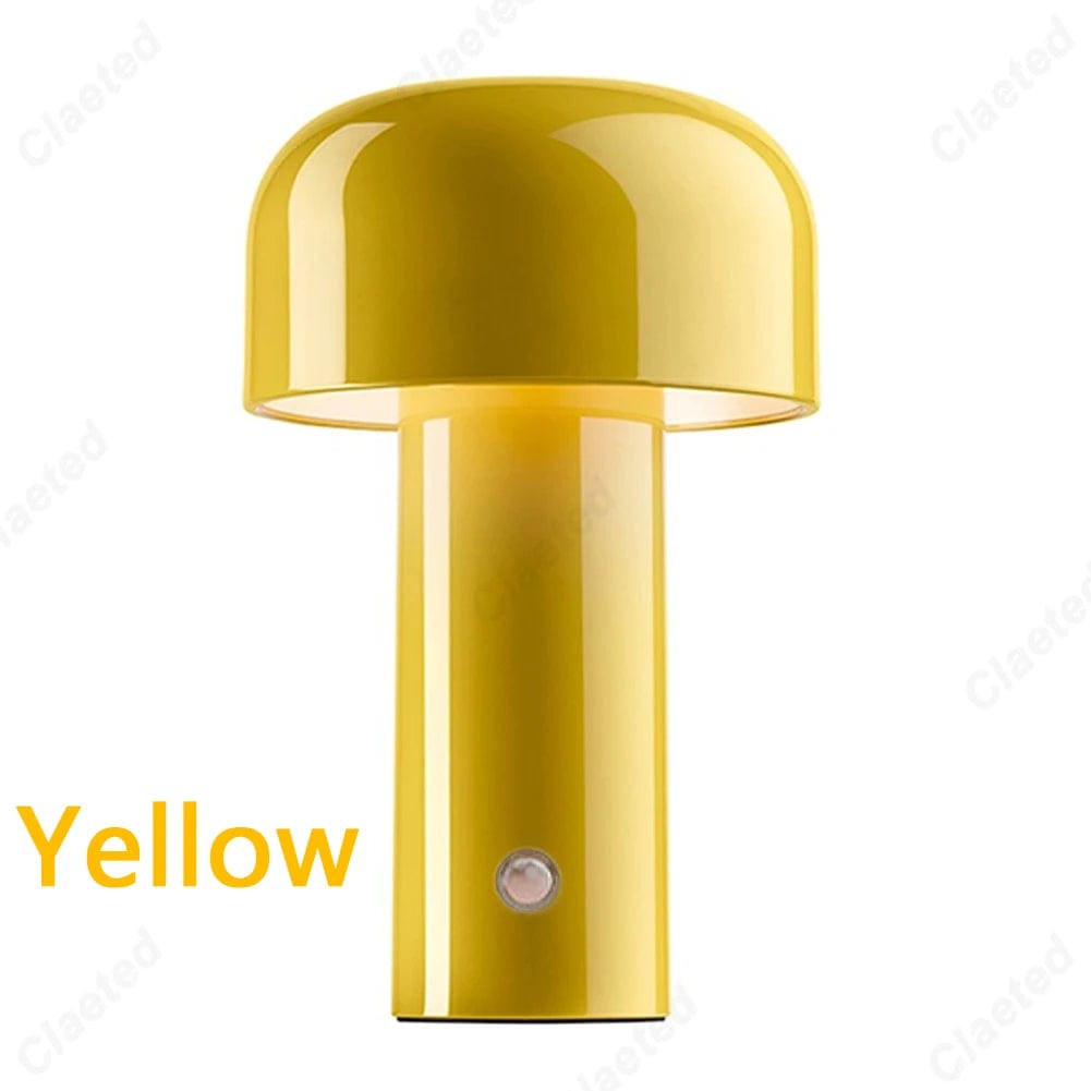 Lampe de chevet design Italien Jaune