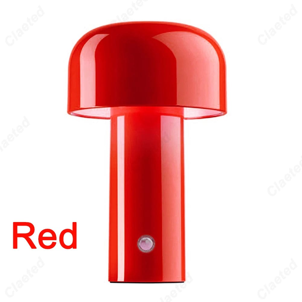 Lampe de chevet design Italien Rouge