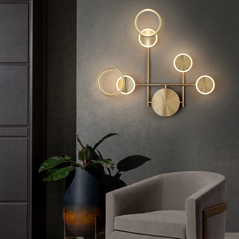 Lampe de chevet design luxe rond