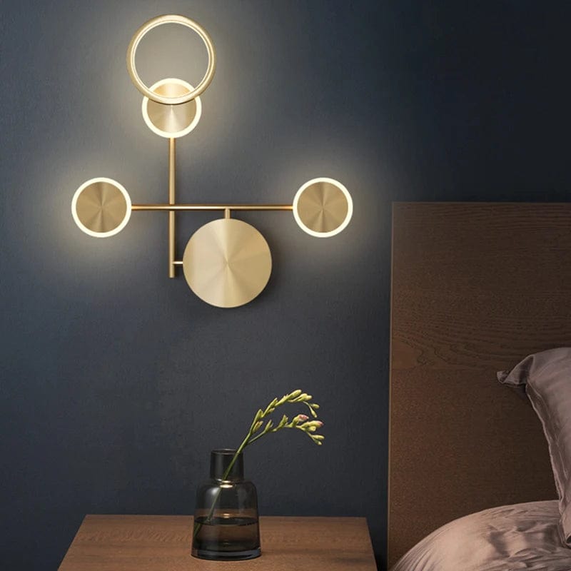 Lampe de chevet design luxe rond