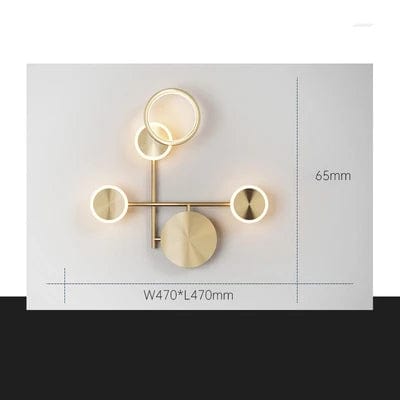 Lampe de chevet design luxe rond Style 2 / Lumière chaude (2700-3500K)