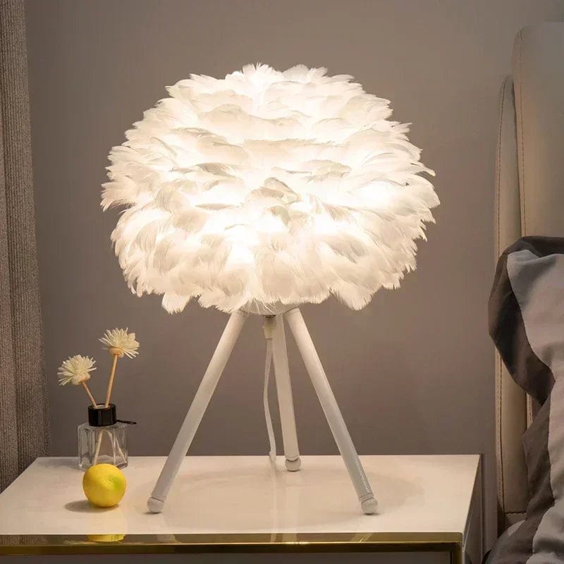 Lampe de chevet design nuage Blanche