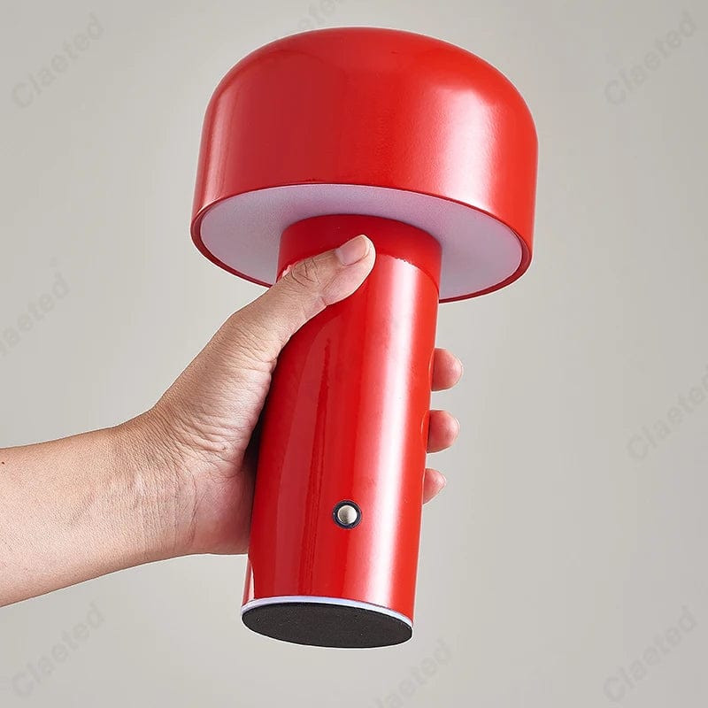 Lampe de chevet design style italien Rouge