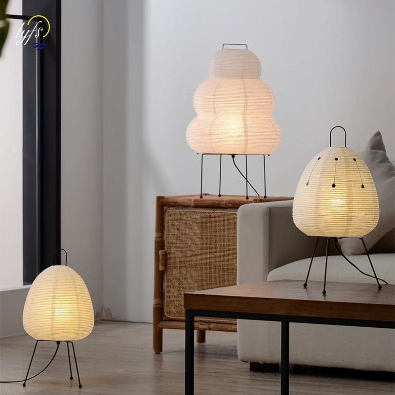 Lampe de chevet en papier de style japonais