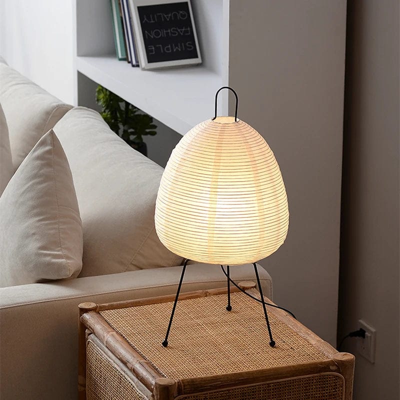 Lampe de chevet en papier de style japonais