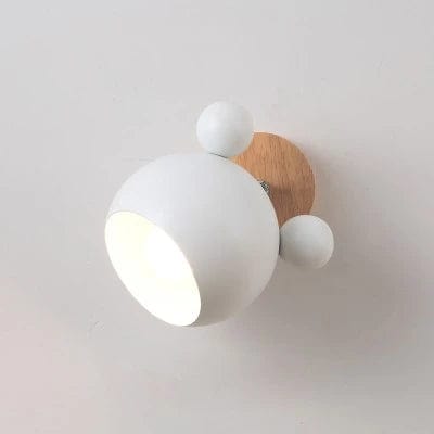 Lampe de chevet enfant mickey Blanc