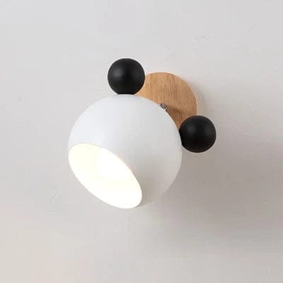 Lampe de chevet enfant mickey Blanc et noir