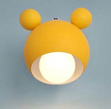 Lampe de chevet enfant mickey Jaune