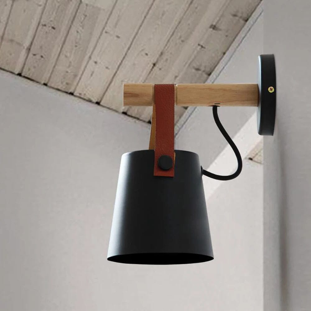 Lampe de chevet industrielle murale