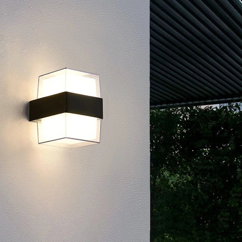 Lampe de chevet LED carrée