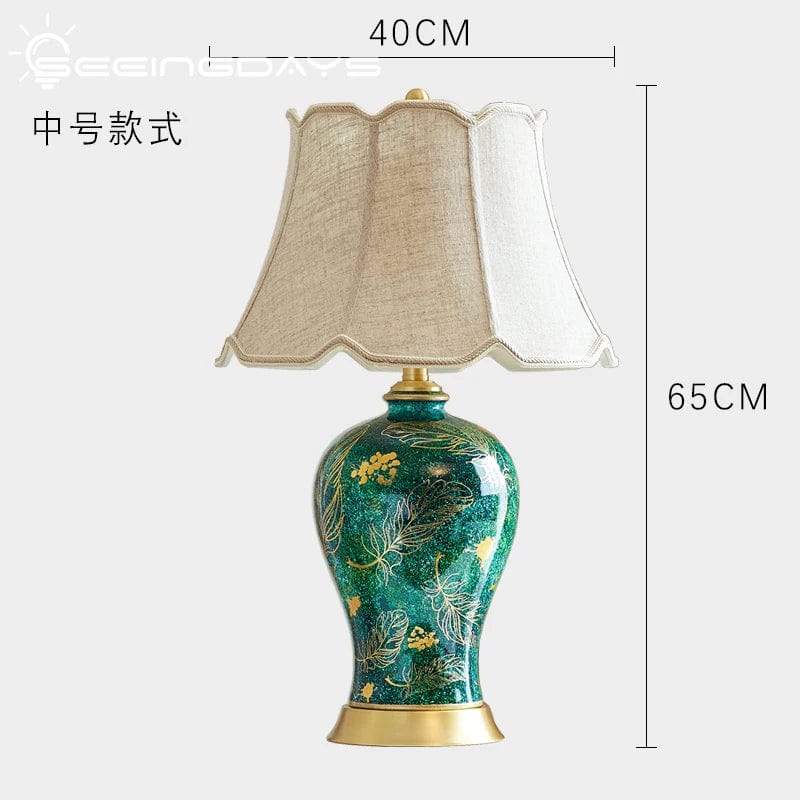 Lampe de chevet luxe à motif