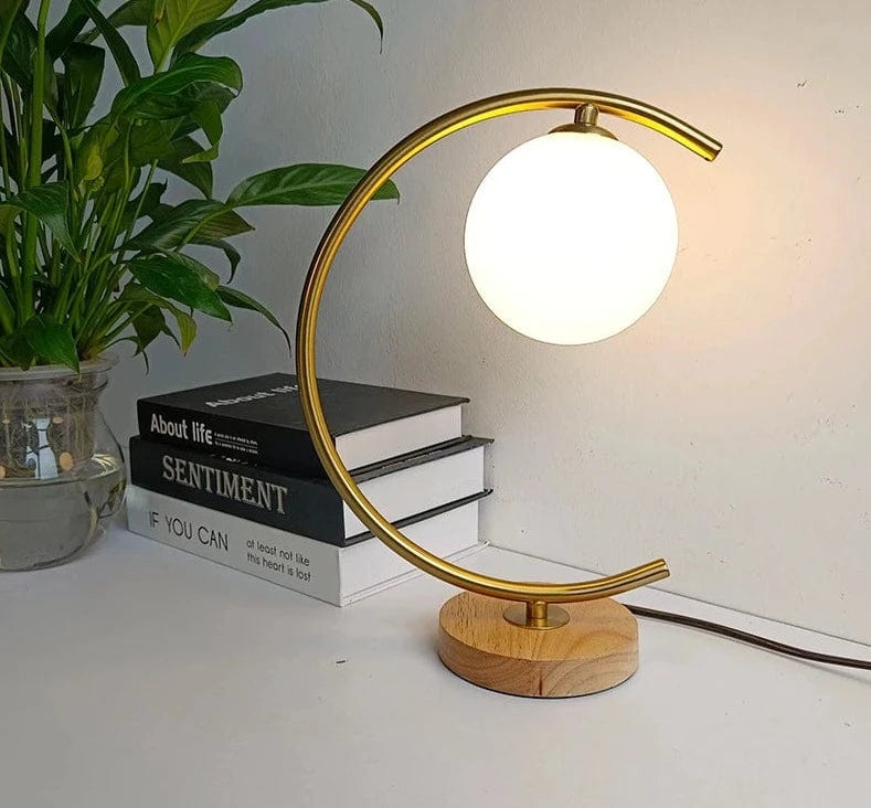 Lampe de chevet moderne boule