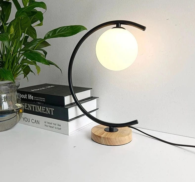 Lampe de chevet moderne boule