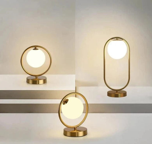 Lampe de chevet moderne boule