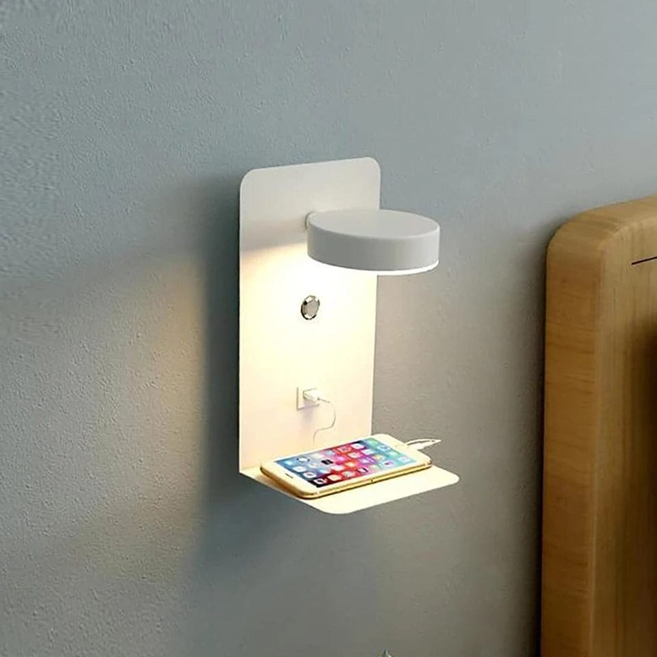 Lampe de chevet murale avec interrupteur