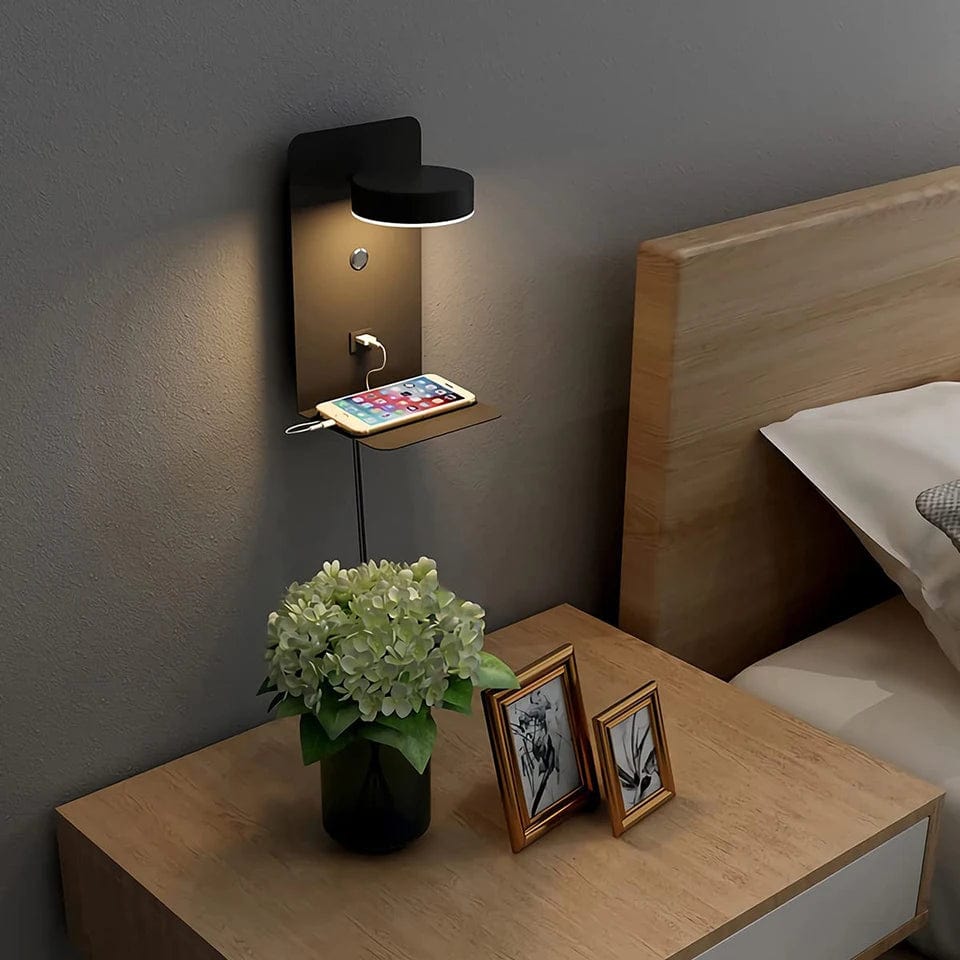 Lampe de chevet murale avec interrupteur