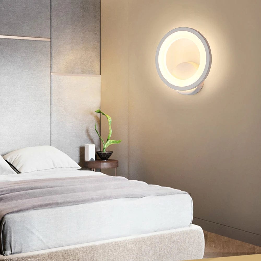 Lampe de chevet murale design cercle