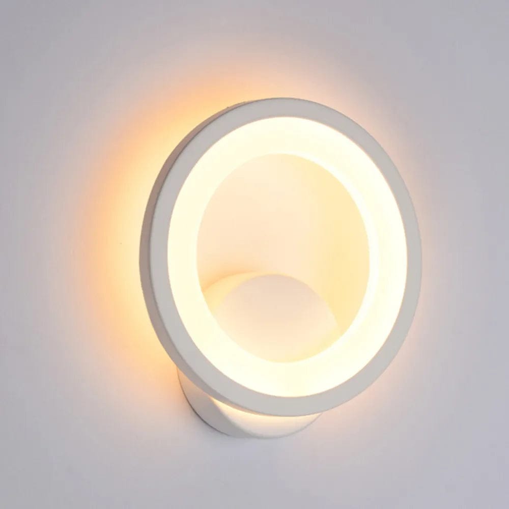 Lampe de chevet murale design cercle Lumière chaude (2700-3500K)