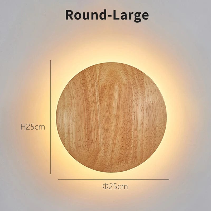 Lampe de chevet murale forme ronde rond - 12W