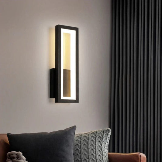 Lampe de chevet murale LED rectangle