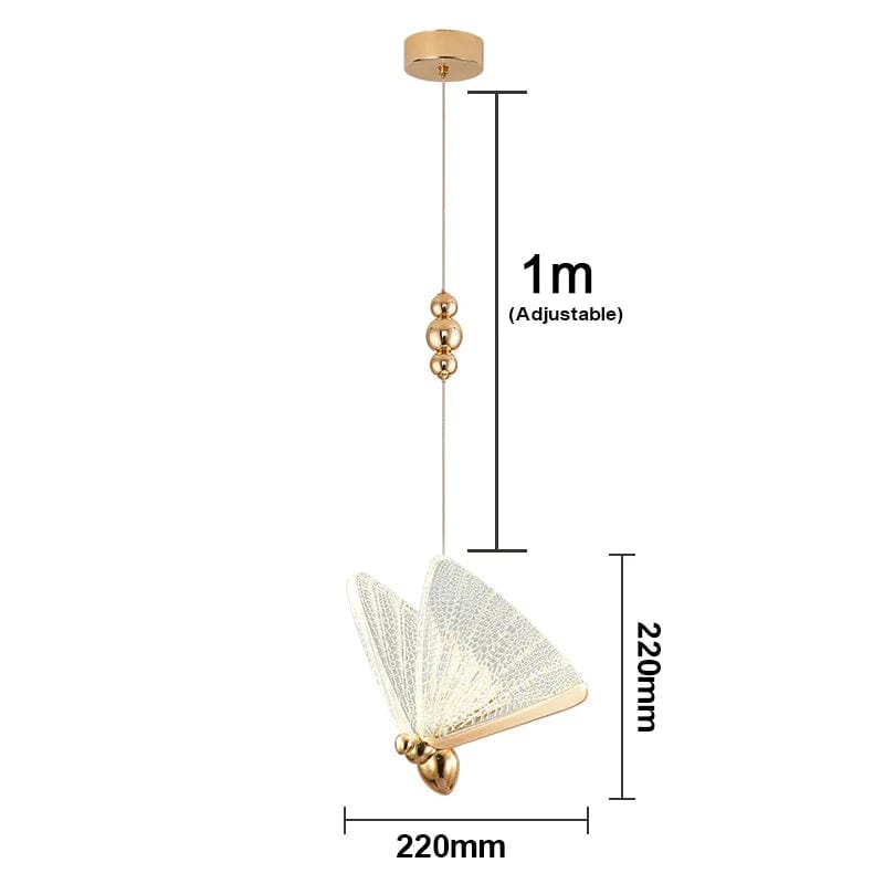 Lampe de chevet murale libellule Modèle 7 grand / Lumière chaude