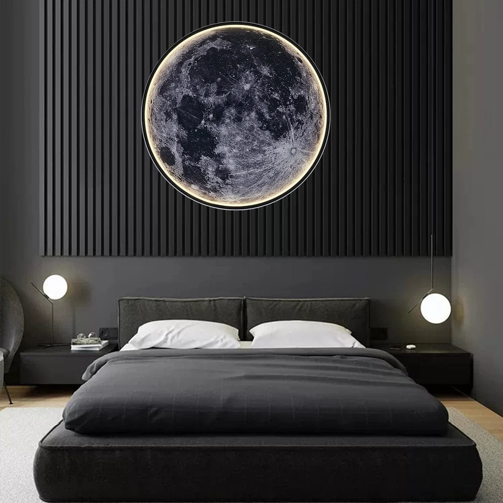 Lampe de chevet murale lune