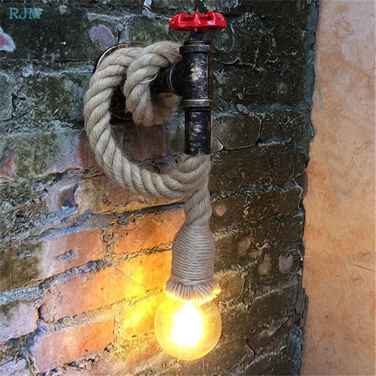 Lampe de chevet murale robinet d'eau