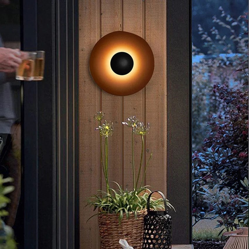 Lampe de chevet murale rond oeil