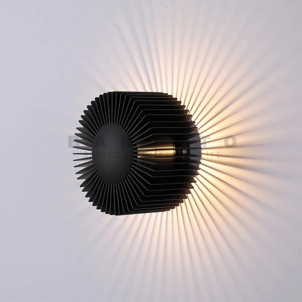 Lampe de chevet murale soleil