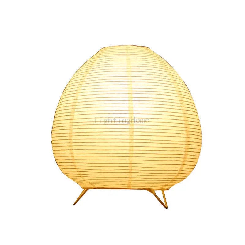 Lampe de chevet papier et rotin Largeur 23cm Hauteur 21cm