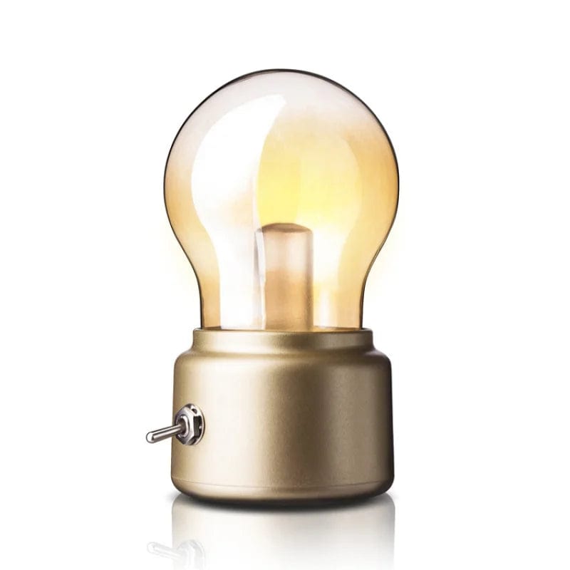 Lampe de chevet portable Or