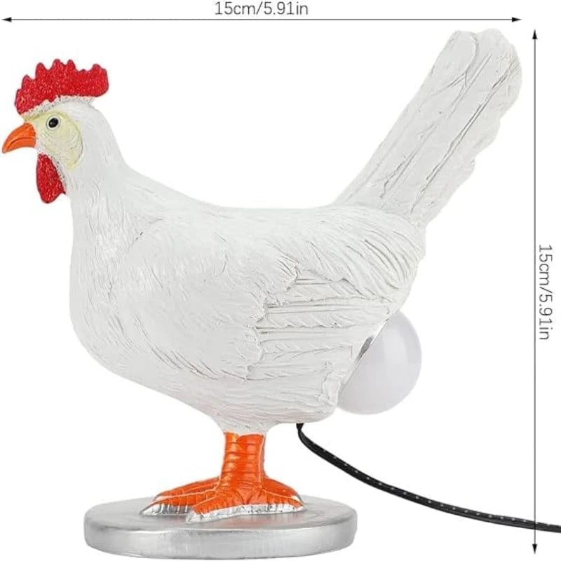 Lampe de chevet poule