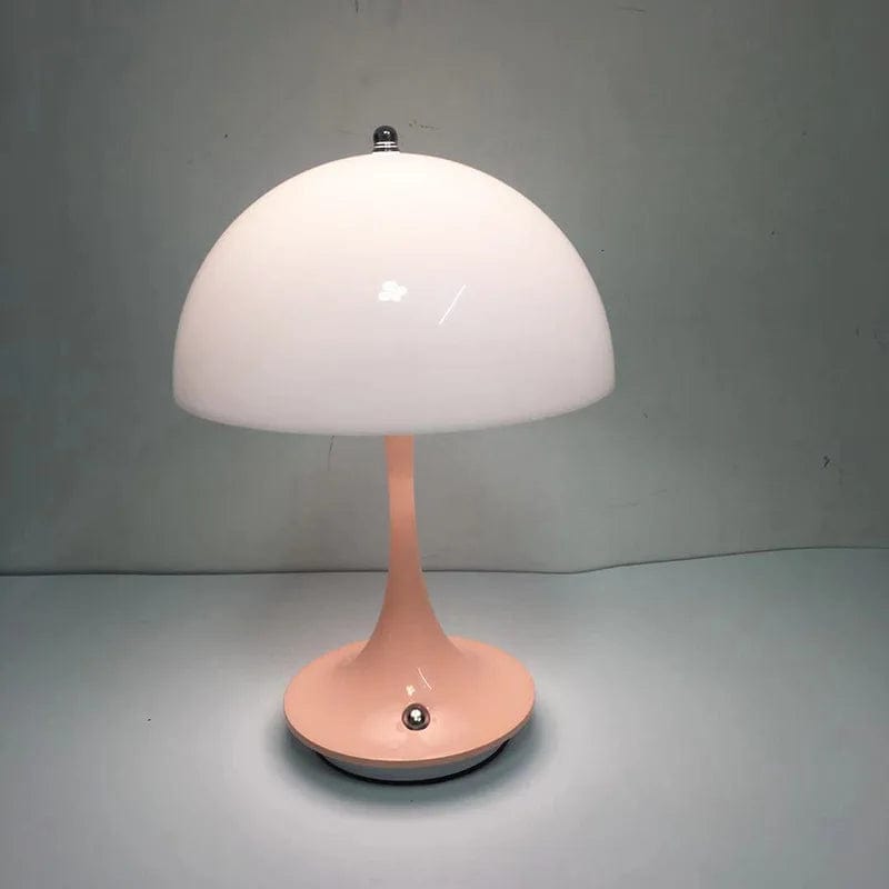 Lampe de chevet rétro forme de champignon