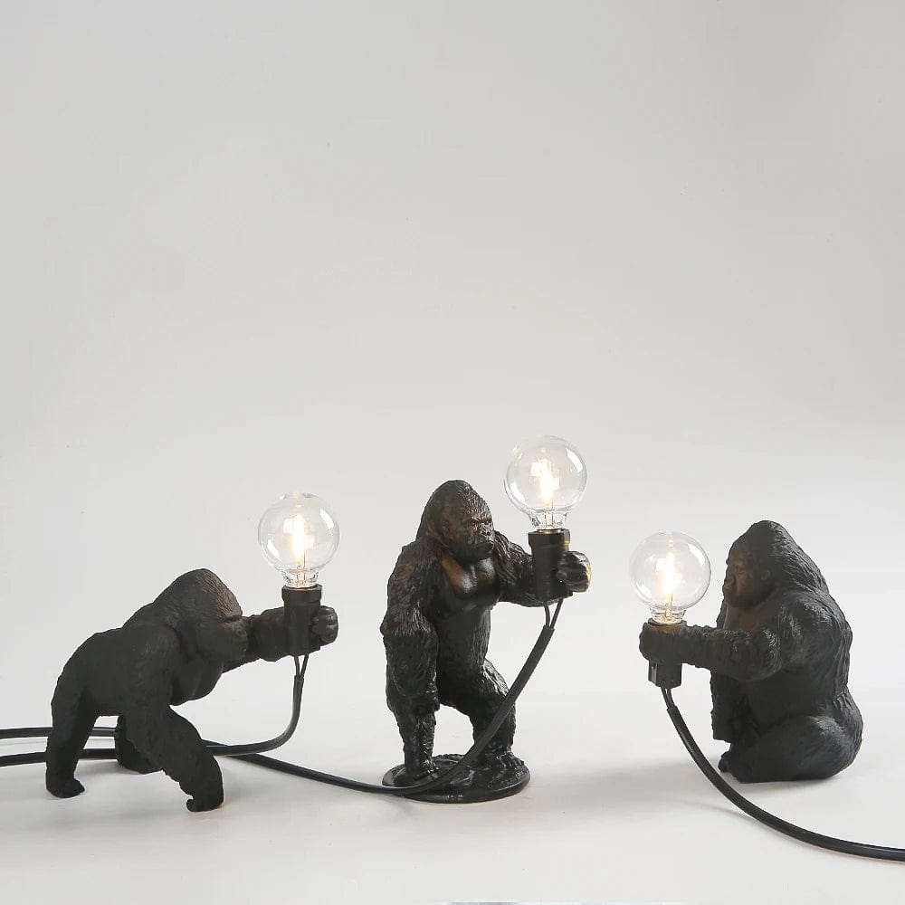 Lampe de chevet singe en différentes positions au choix H