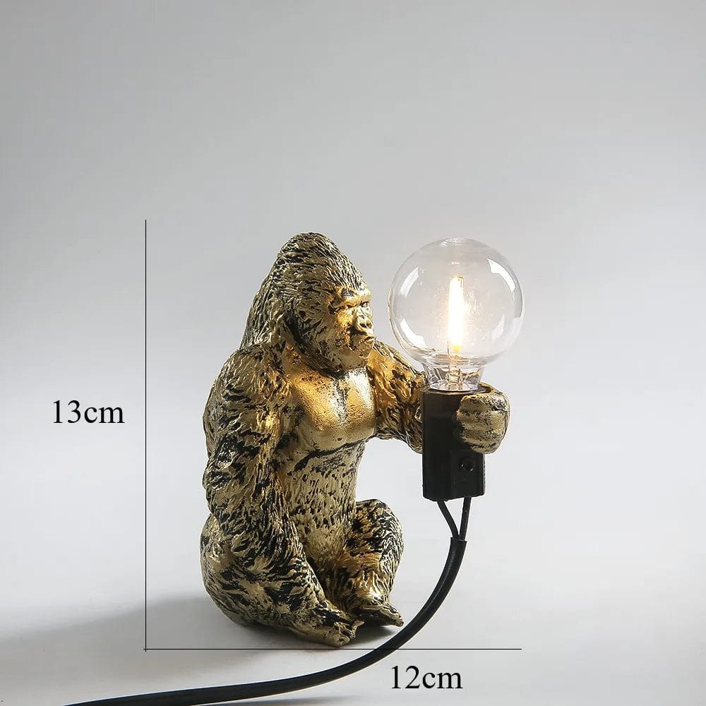 Lampe de chevet singe en différentes positions au choix J