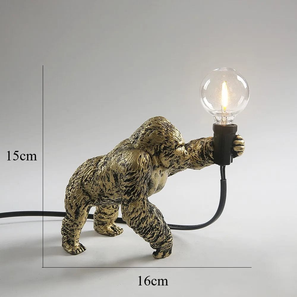 Lampe de chevet singe en différentes positions au choix L