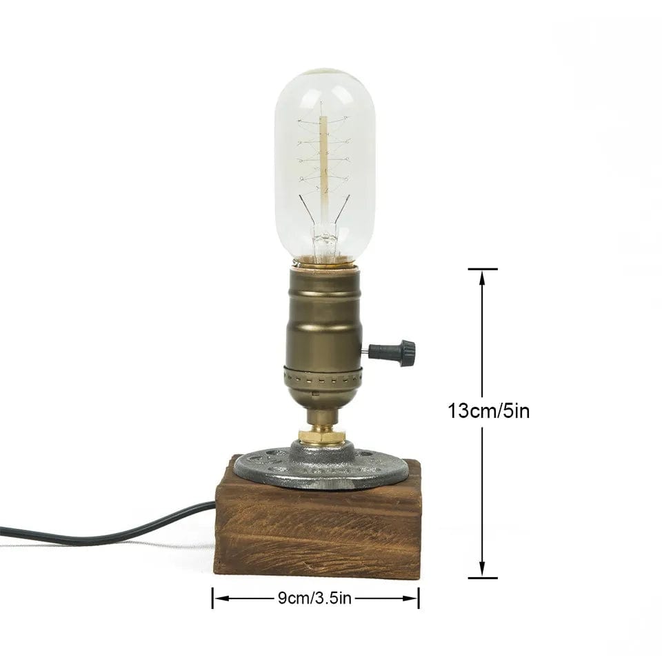 Lampe de chevet style industriel