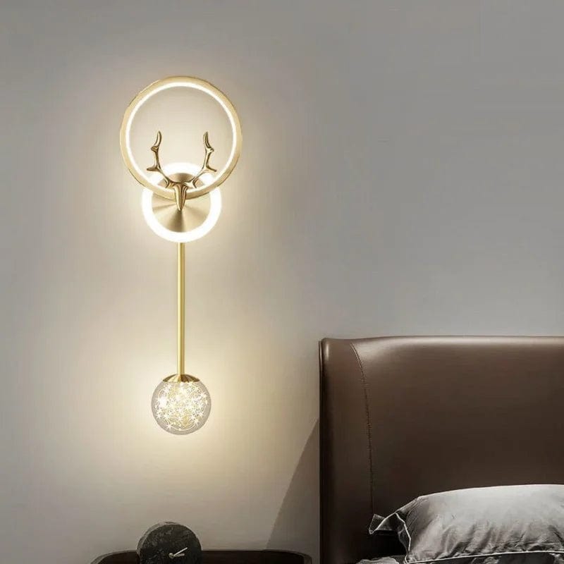 Lampe de chevet suspendue au mur