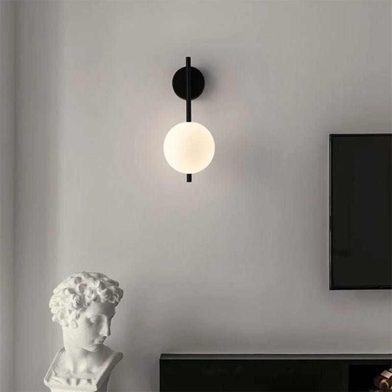 Lampe de chevet suspendue boule