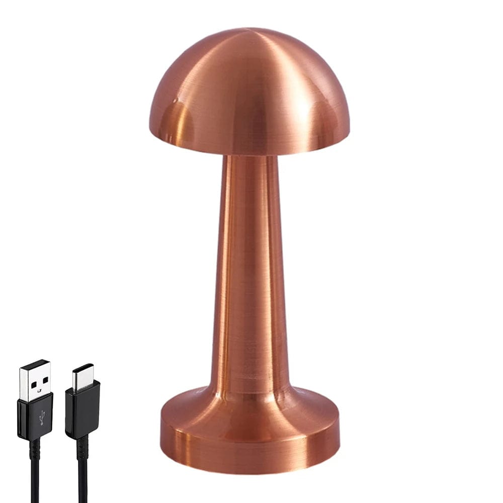 Lampe de chevet tactile design C - Rose or