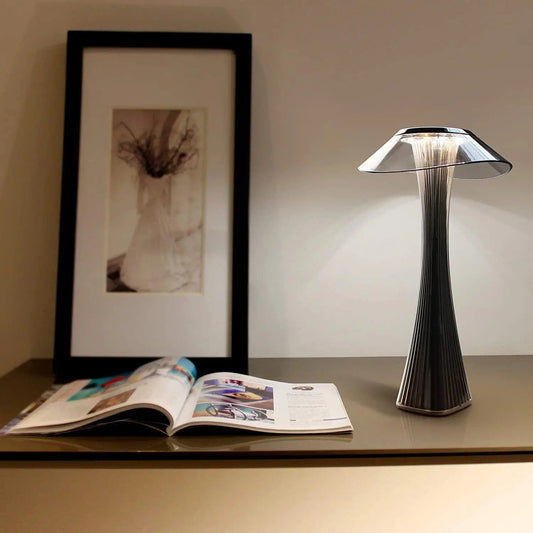 Lampe de chevet tactile design Noir