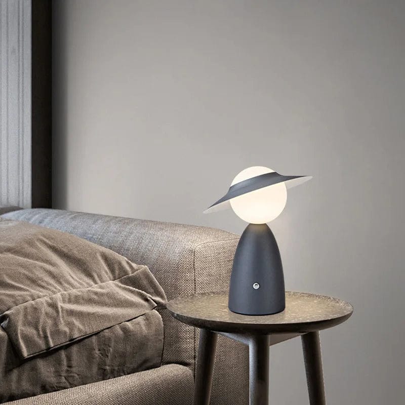 Lampe de chevet tactile personnage Gris